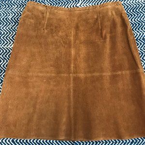 Zara Suede Mini Skirt